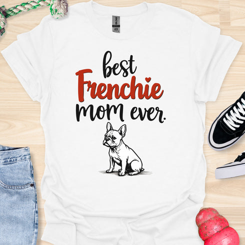 Best frenchie mom ever - V4 - Elegant Card T-Shirt